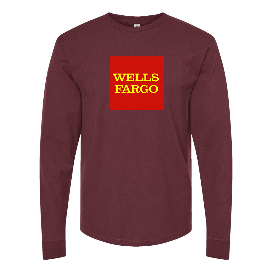 Men's Wells Fargo Logo Long Sleeve T-Shirt