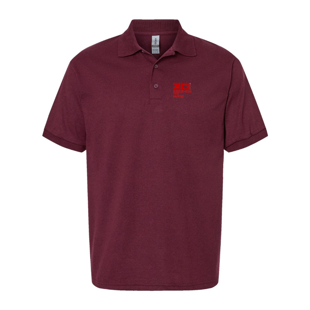 Men's 30 Seconds To Mars Logo Dry Blend Polo