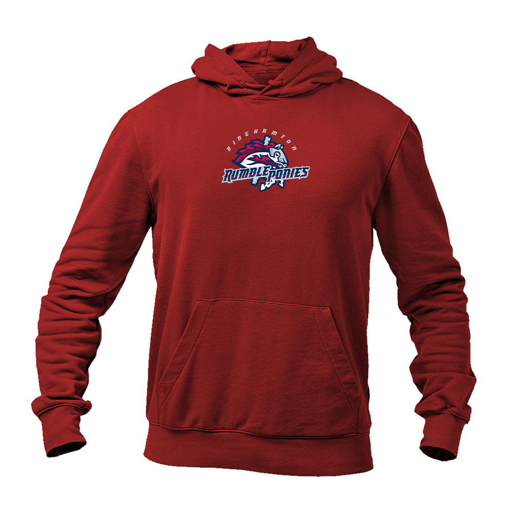 Men's Binghamton Rumble Ponies Logo Pullover Hoodie