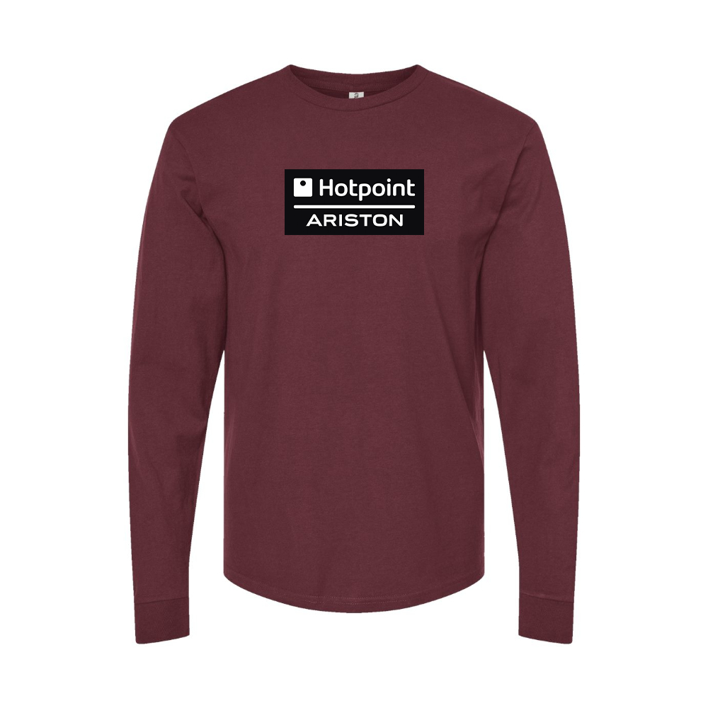 Men's Hotpoint-Ariston Logo Long Sleeve T-Shirt