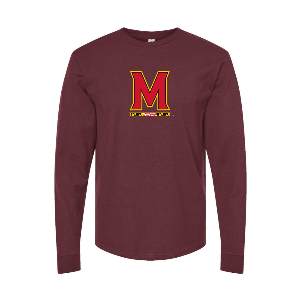 Men's Maryland Terrapins Logo Long Sleeve T-Shirt