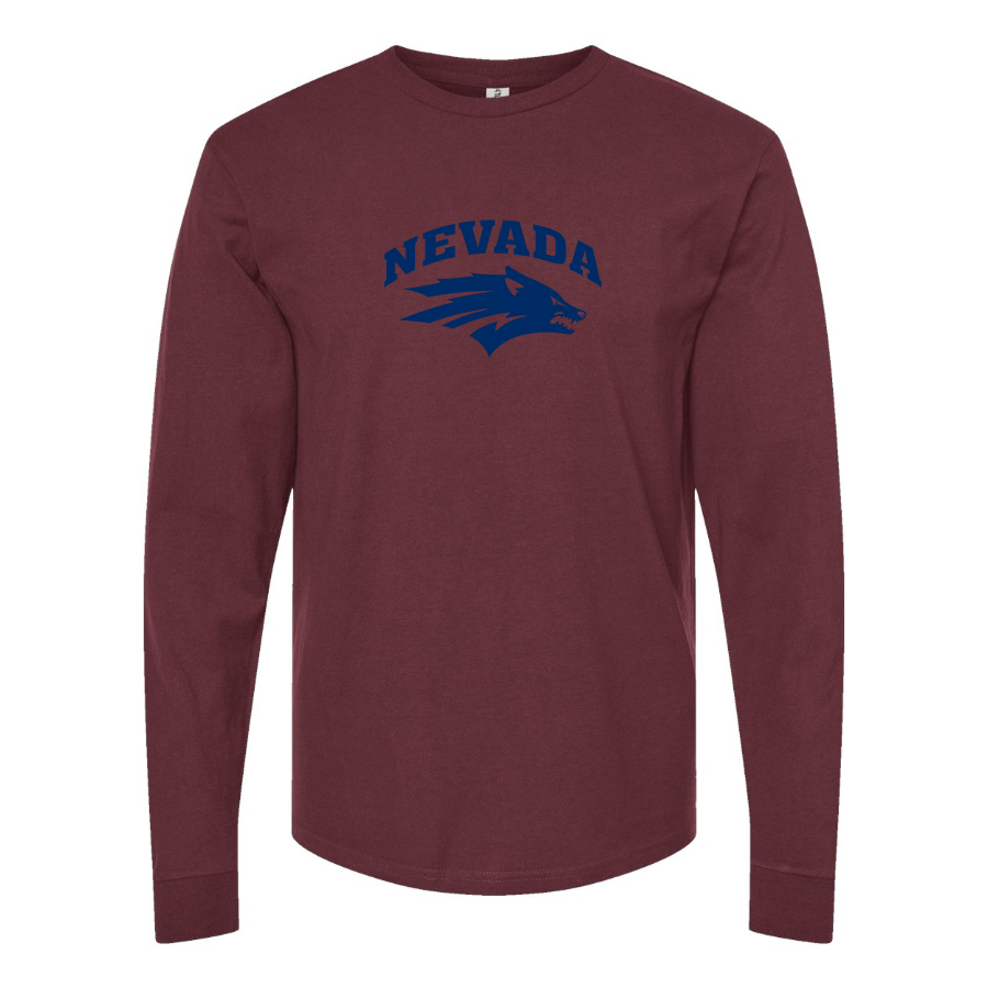 Men's Nevada Wolf Pack Logo Long Sleeve T-Shirt