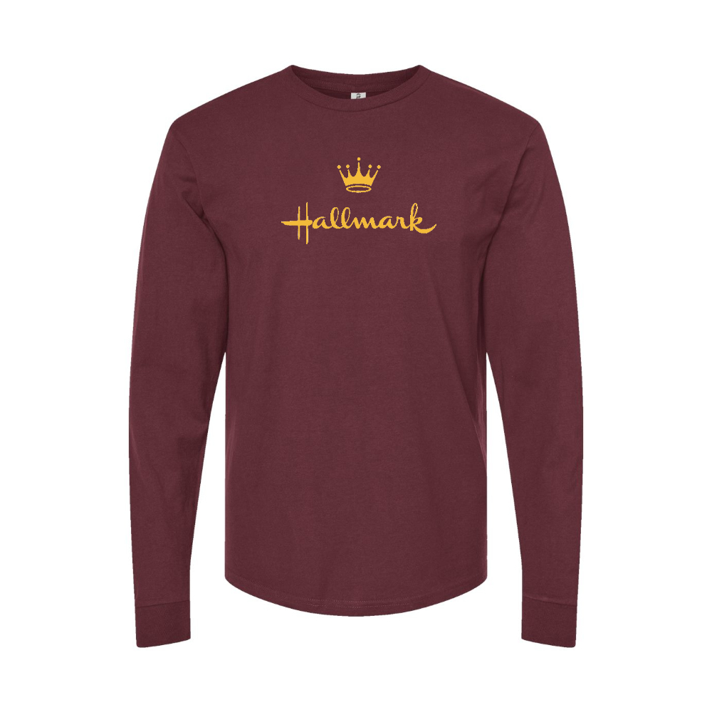 Men's Hallmark golden logo Long Sleeve T-Shirt