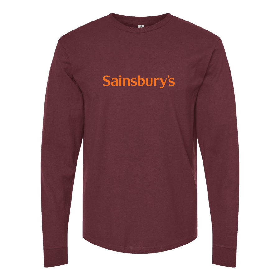 Men's Sainsbury_s Logo Long Sleeve T-Shirt