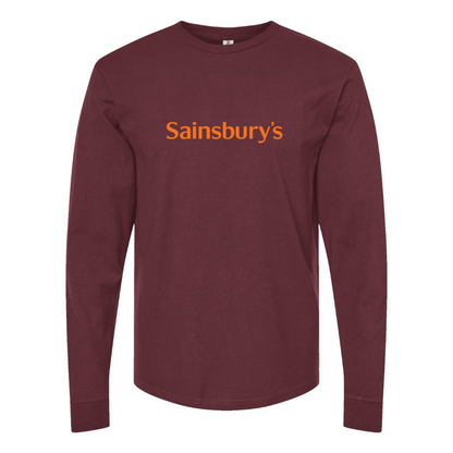 Men's Sainsbury_s Logo Long Sleeve T-Shirt