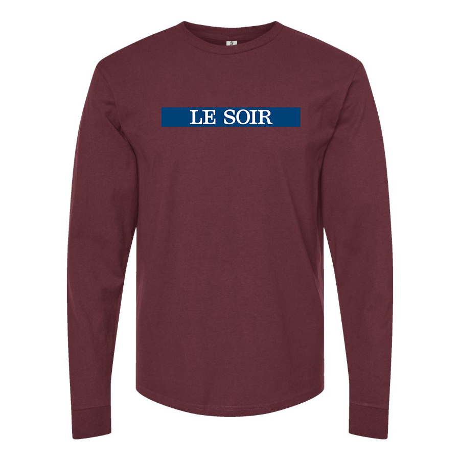 Men's Le soir Logo Long Sleeve T-Shirt