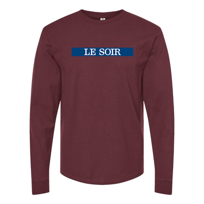 Men's Le soir Logo Long Sleeve T-Shirt