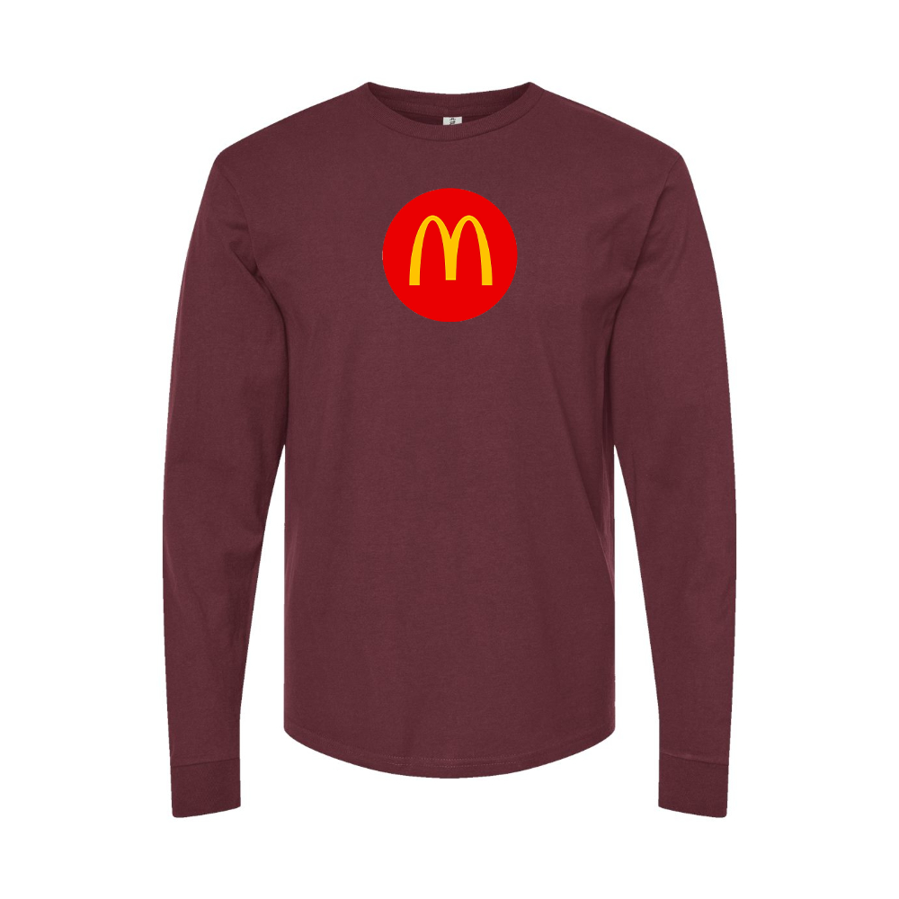 Men's McDonalds  Logo Long Sleeve T-Shirt