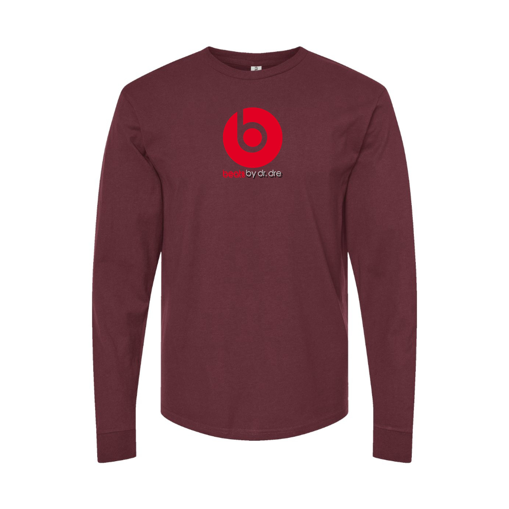 Men's Beats-by Dre Logo Long Sleeve T-Shirt
