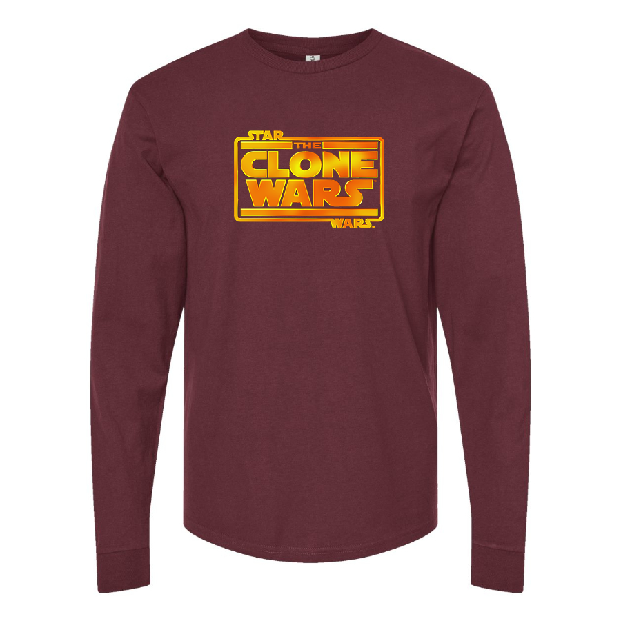 Men's The Clone wars Logo Long Sleeve T-Shirt