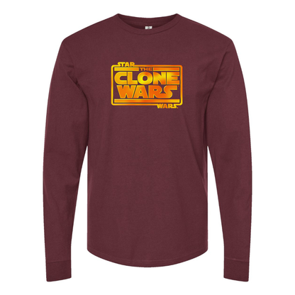 Men's The Clone wars Logo Long Sleeve T-Shirt