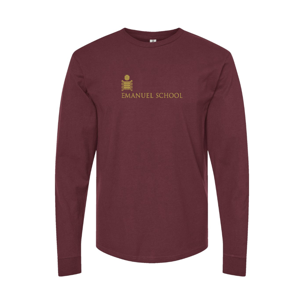 Men's Emanuel School Logo Long Sleeve T-Shirt