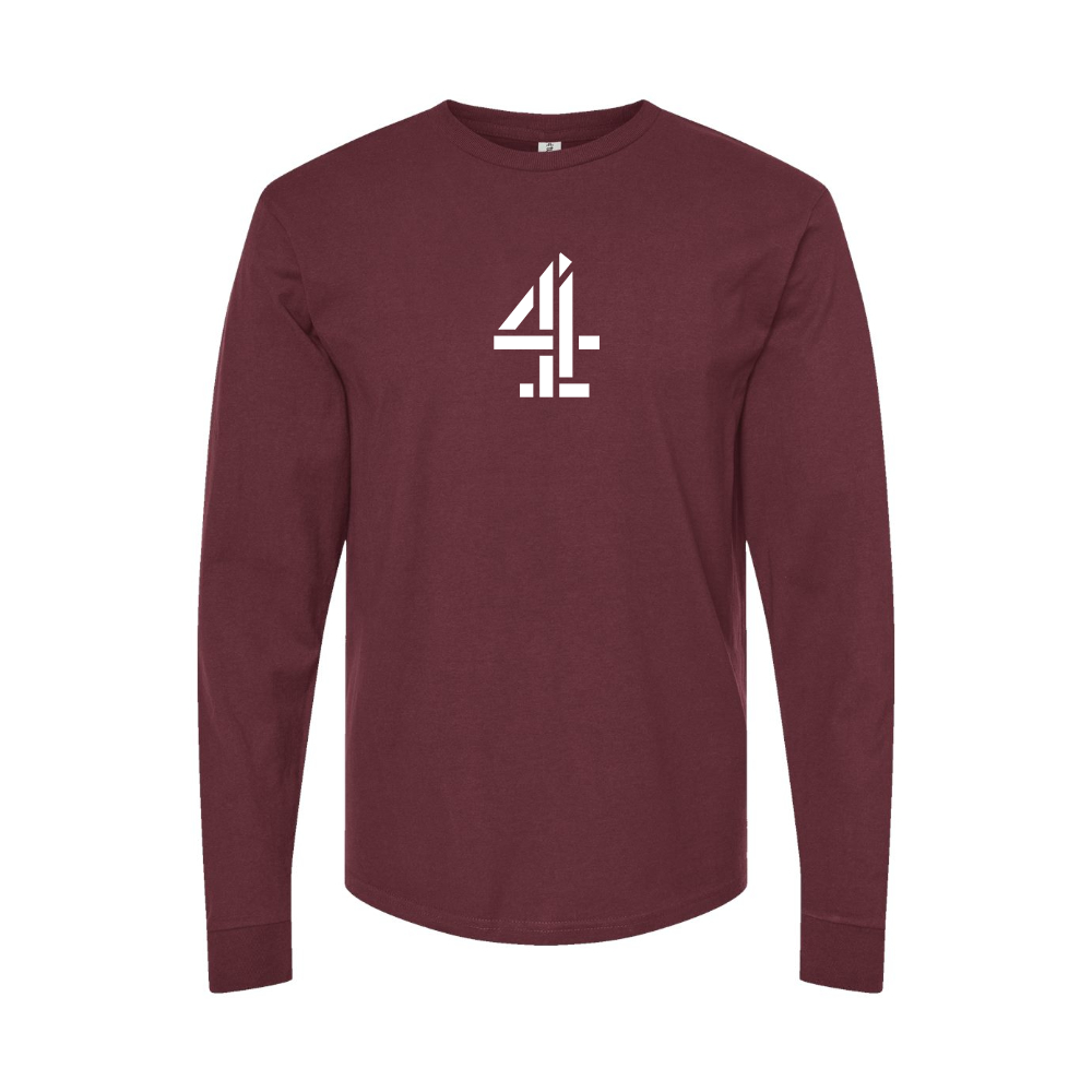Men's Channel 4 Logo Long Sleeve T-Shirt