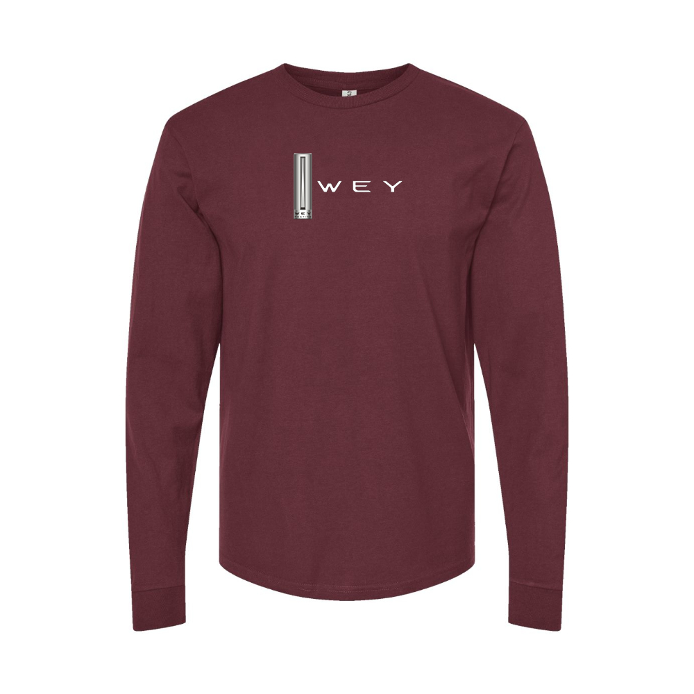 Men's WEY Logo Long Sleeve T-Shirt