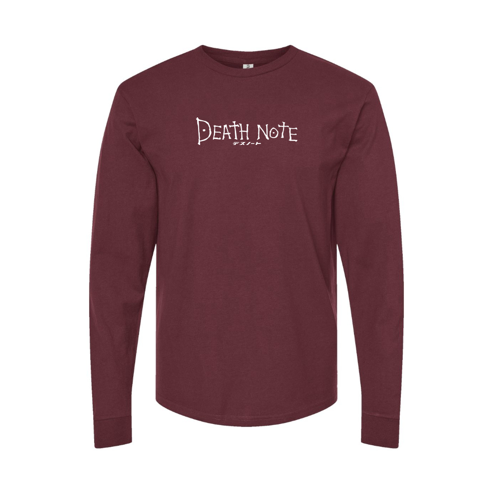 Men's Death Note Logo Long Sleeve T-Shirt