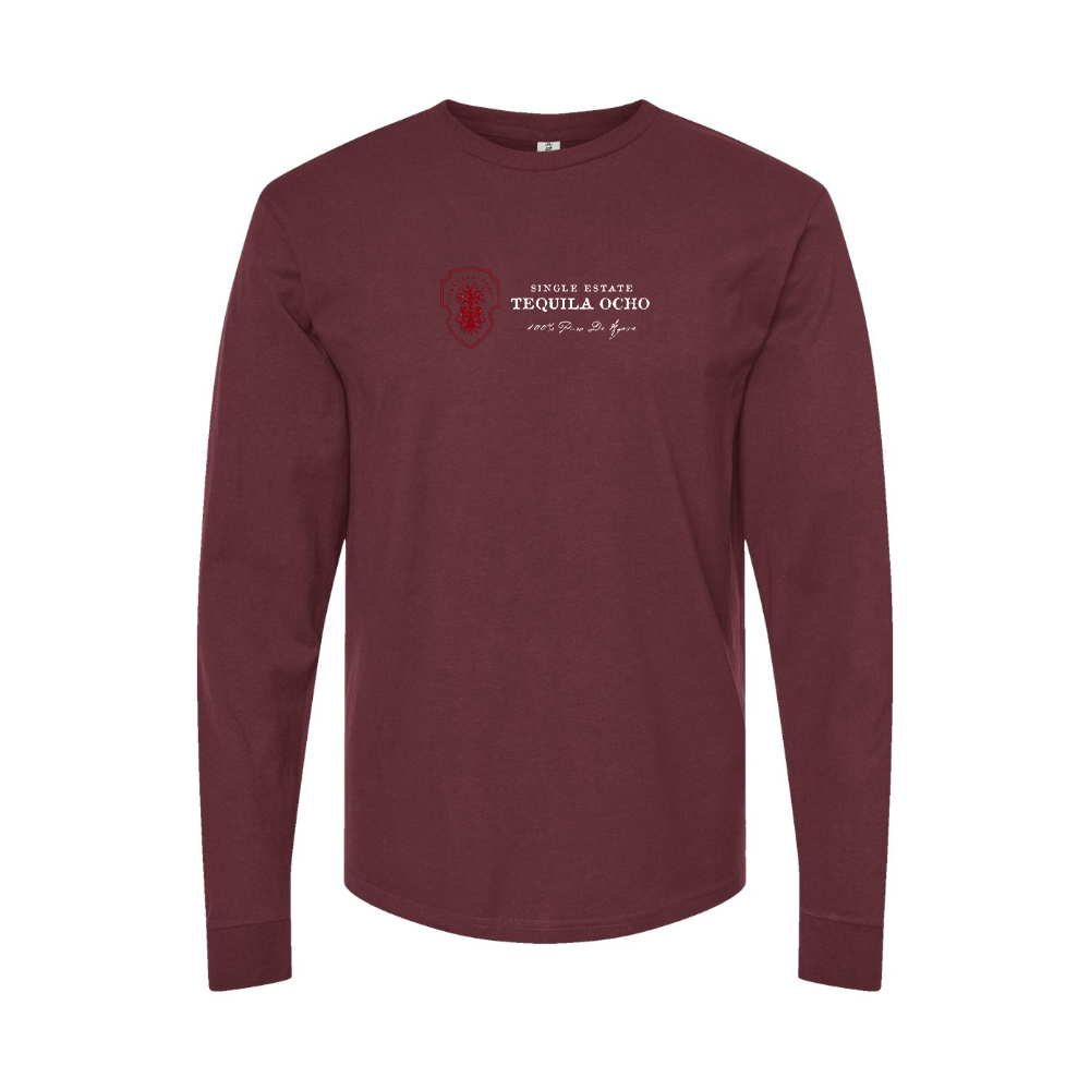 Men's Tequila Ocho Logo Long Sleeve T-Shirt