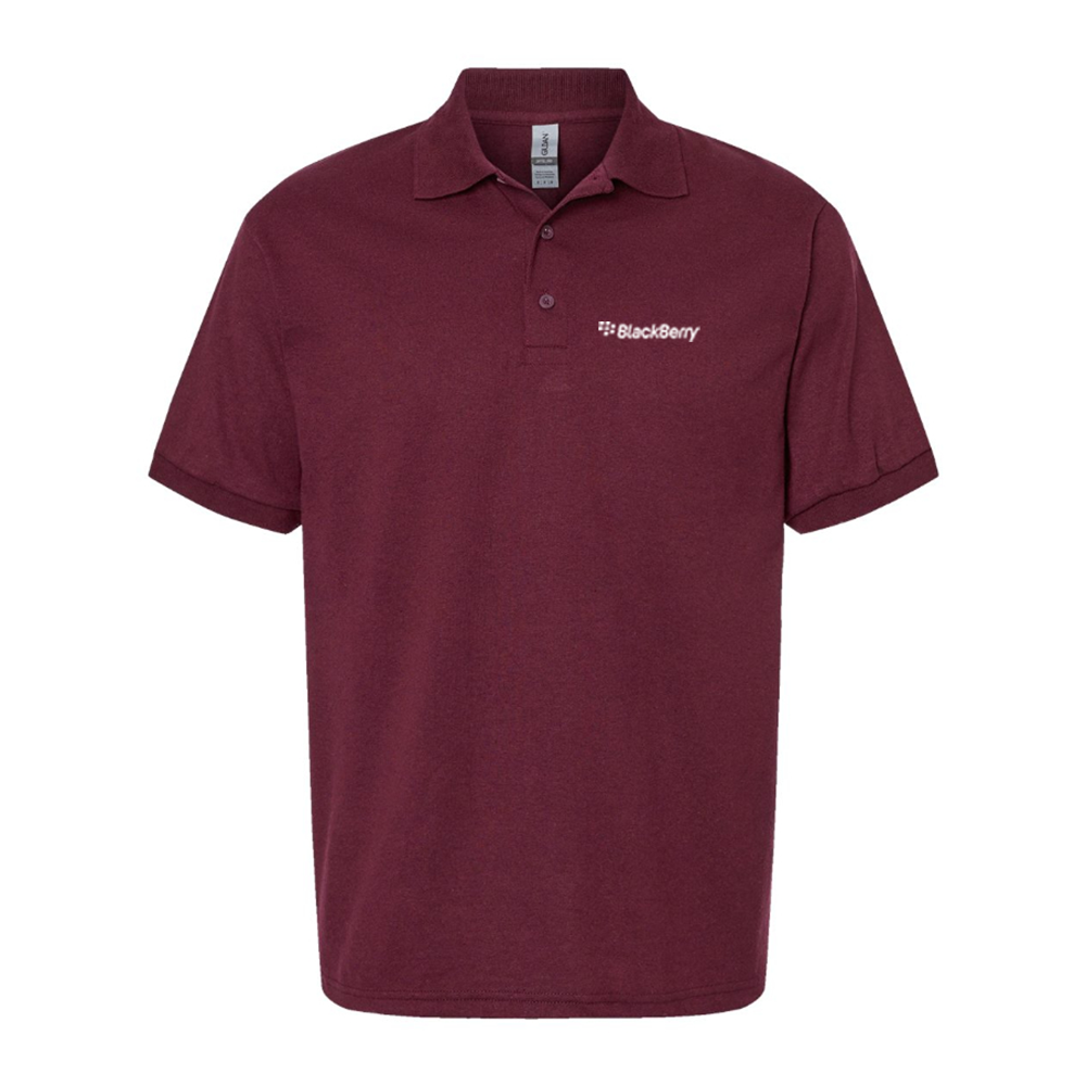 Men's Blackberry Logo Dry Blend Polo