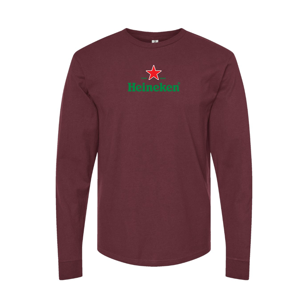 Men's Heineken Logo Long Sleeve T-Shirt