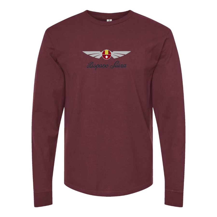 Men's Hispano Suiza Logo Long Sleeve T-Shirt