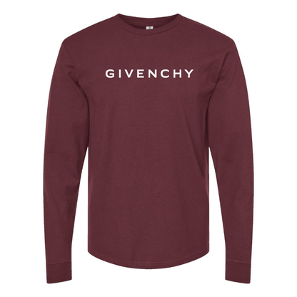 Men's Givenchy Logo Long Sleeve T-Shirt