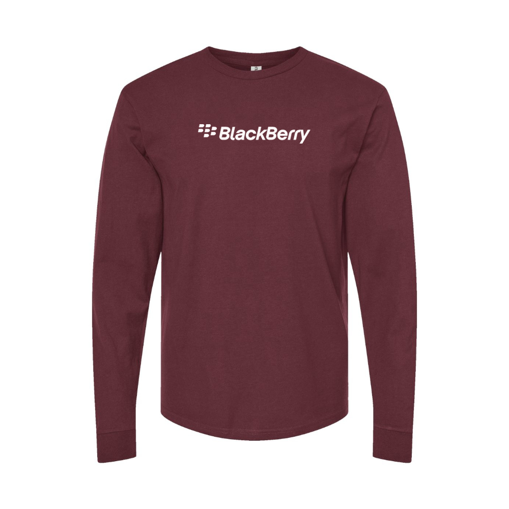 Men's Blackberry Logo Long Sleeve T-Shirt