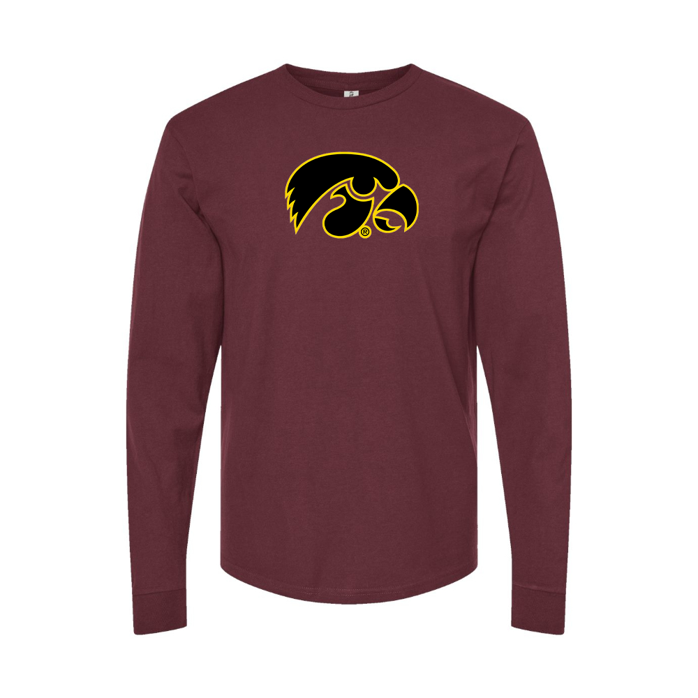 Men's Lowa Hawkeyes Logo Long Sleeve T-Shirt