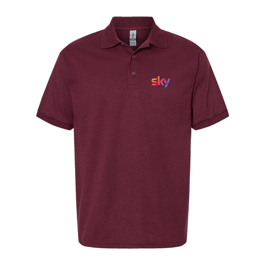 Men's Sky Logo Dry Blend Polo