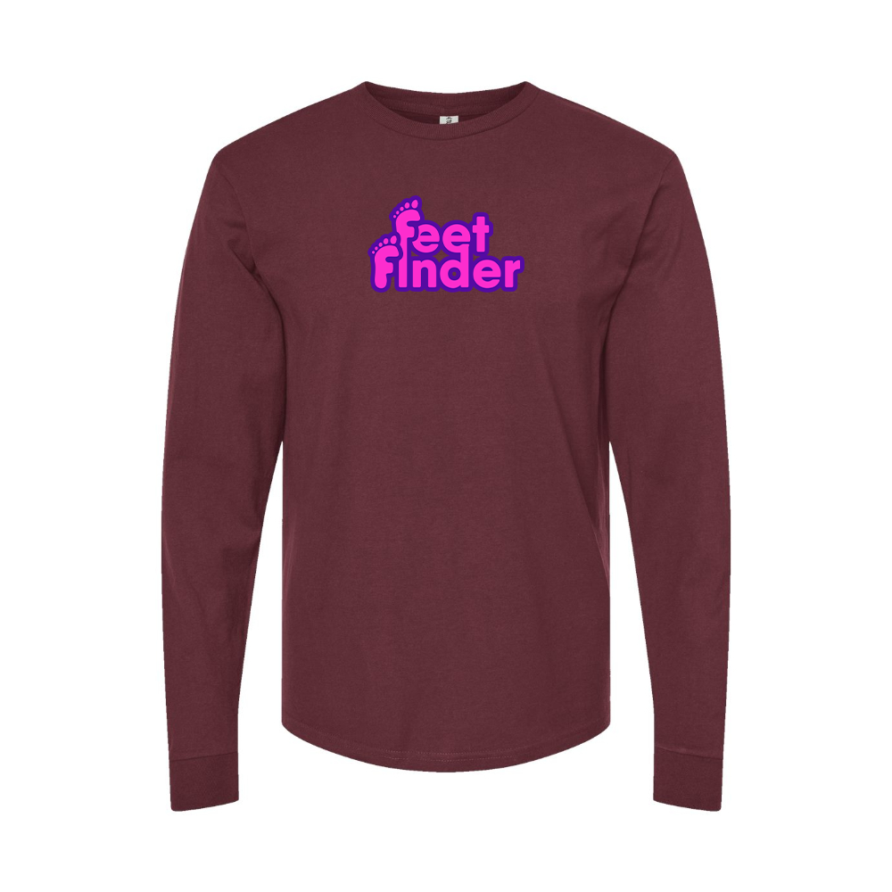 Men's FeetFinder Logo Long Sleeve T-Shirt