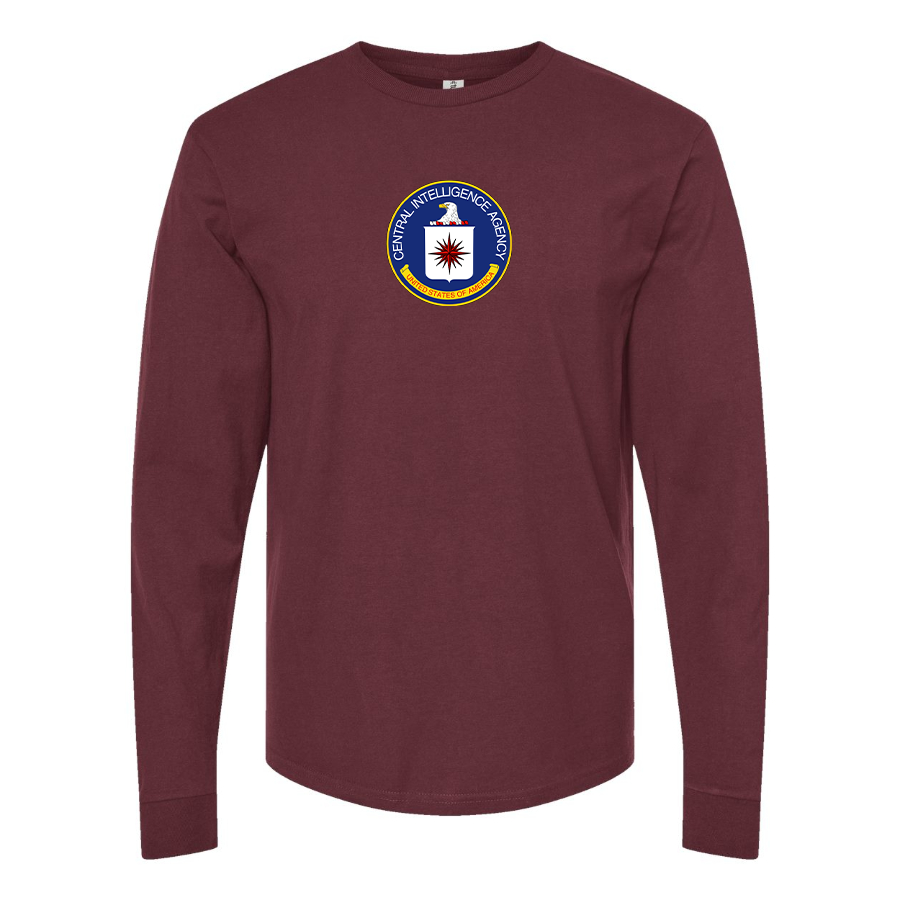 Men's CIA Logo Long Sleeve T-Shirt