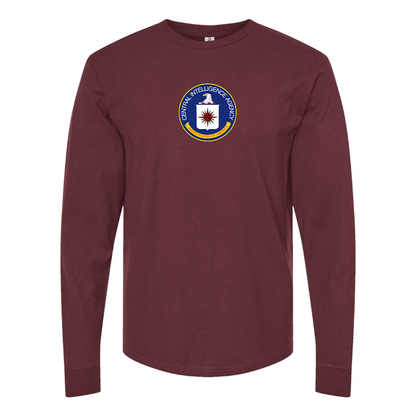 Men's CIA Logo Long Sleeve T-Shirt