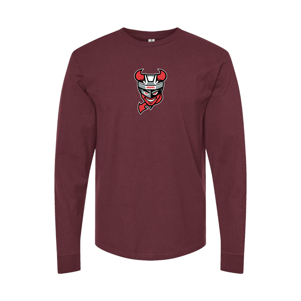 Men's Binghamton Devils Logo Long Sleeve T-Shirt
