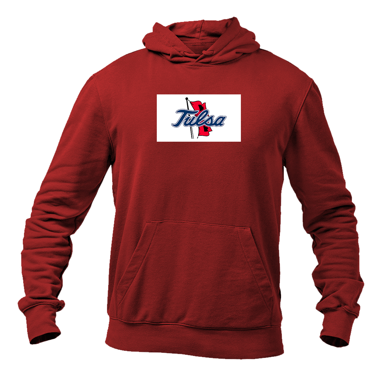 Men's Tulsa Golden Hurricane Logo  Pullover Hoodie