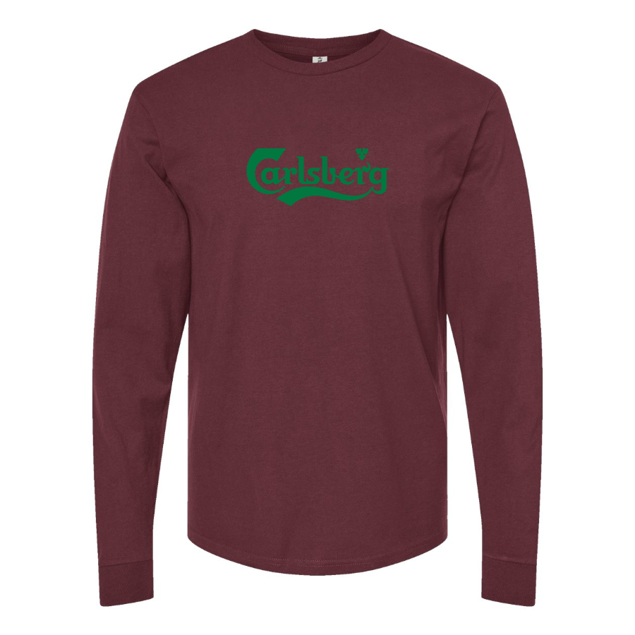 Men's Carlsbery Logo Long Sleeve T-Shirt
