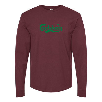 Men's Carlsbery Logo Long Sleeve T-Shirt