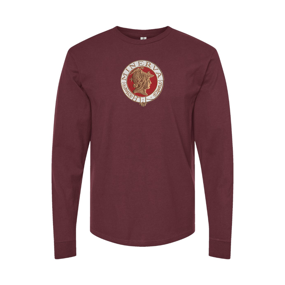 Men's Minerva Cars Logo Long Sleeve T-Shirt