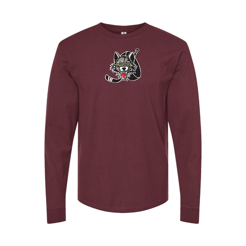 Men's Chicago Wolves Logo Long Sleeve T-Shirt