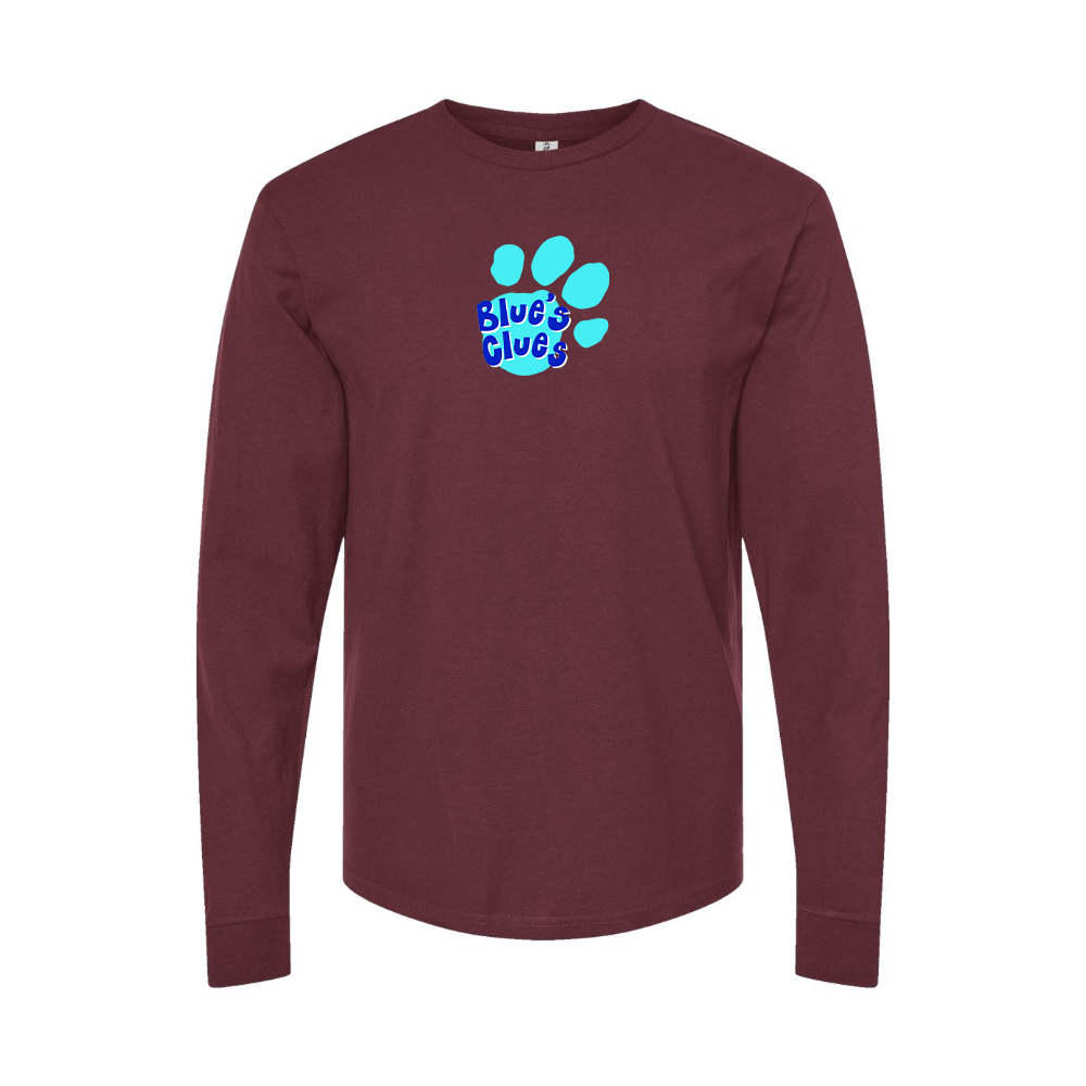 Men's Blues Clues Logo Long Sleeve T-Shirt