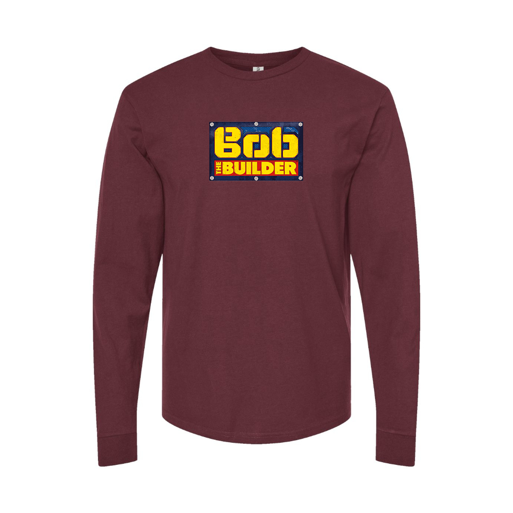 Men's Bob the Builder Logo Long Sleeve T-Shirt