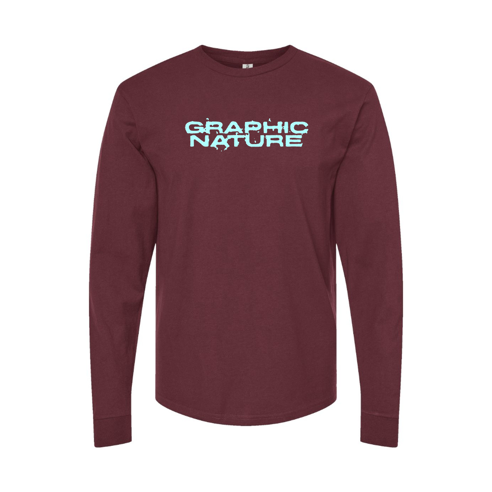 Men's Graphic Nature Logo Long Sleeve T-Shirt