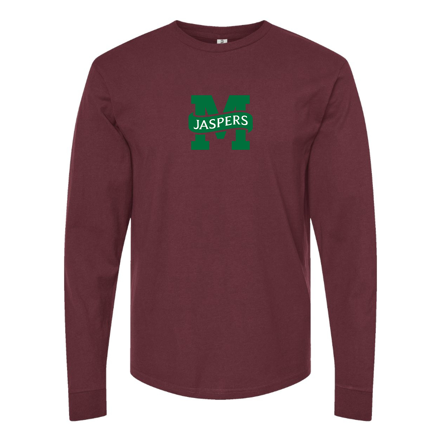Men's Manhattan Jaspers Logo Long Sleeve T-Shirt