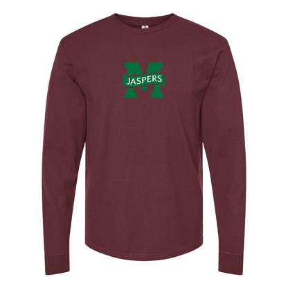 Men's Manhattan Jaspers Logo Long Sleeve T-Shirt