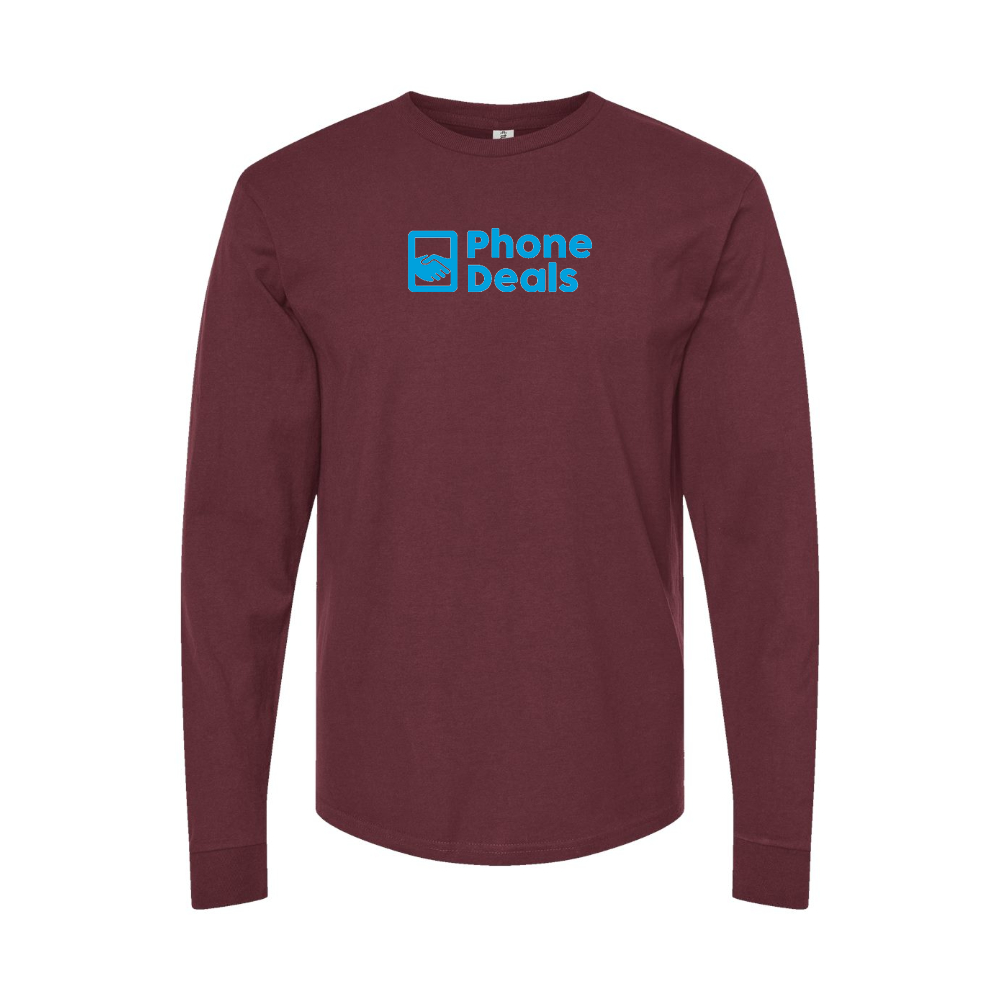 Men's MrPhoneDeals Logo Long Sleeve T-Shirt