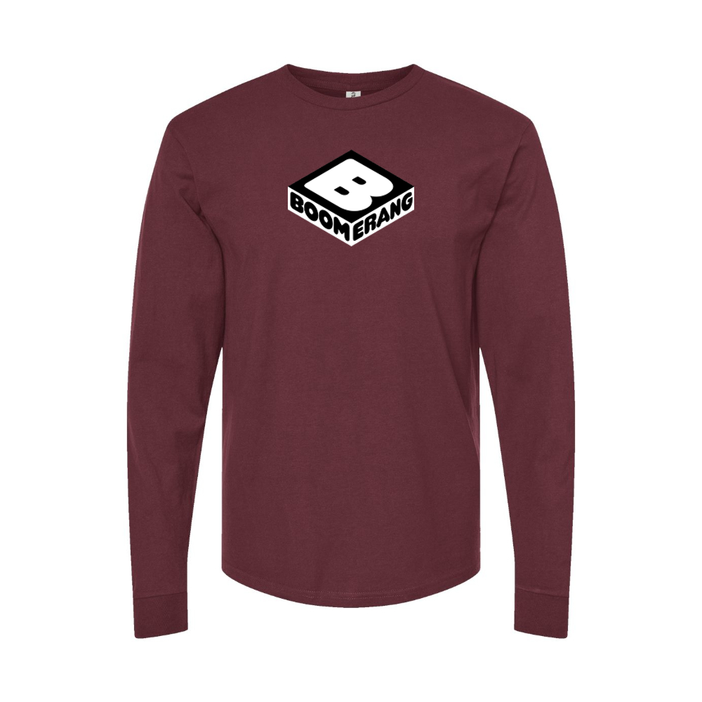 Men's Boomerang Logo Long Sleeve T-Shirt