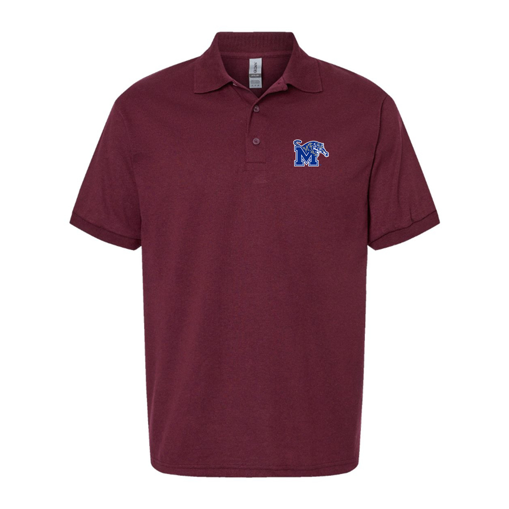 Men's Memphis Tigers Logo Dry Blend Polo