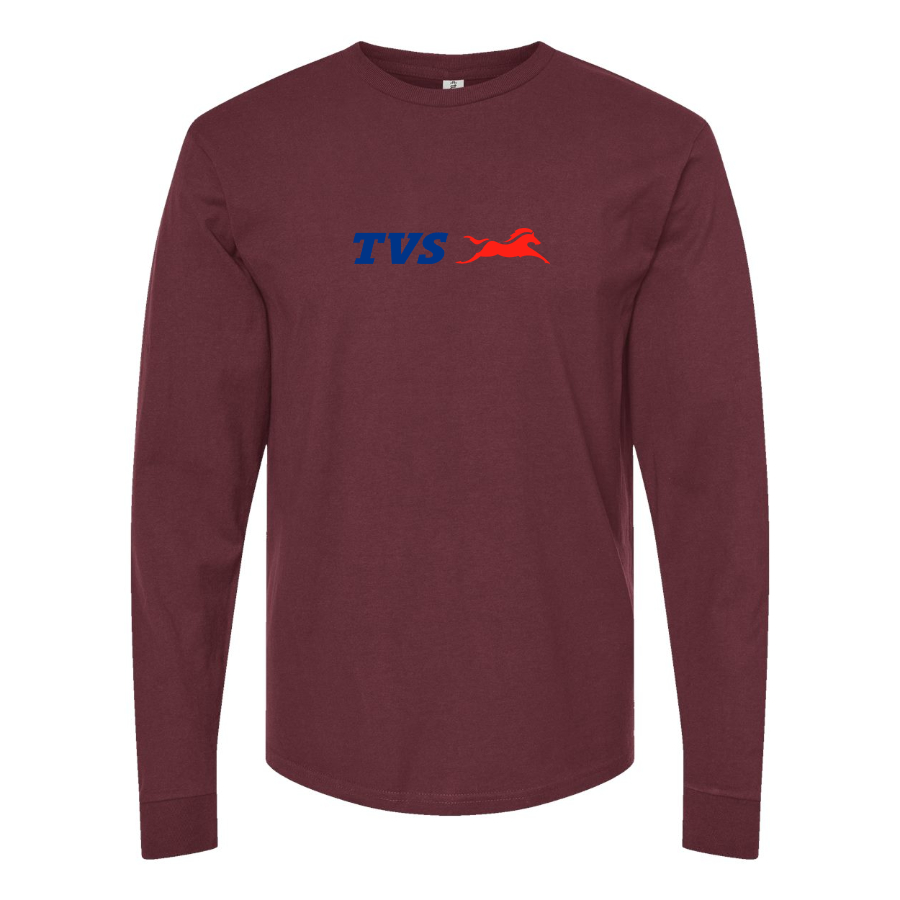 Men's TVS Motor Company Logo Long Sleeve T-Shirt