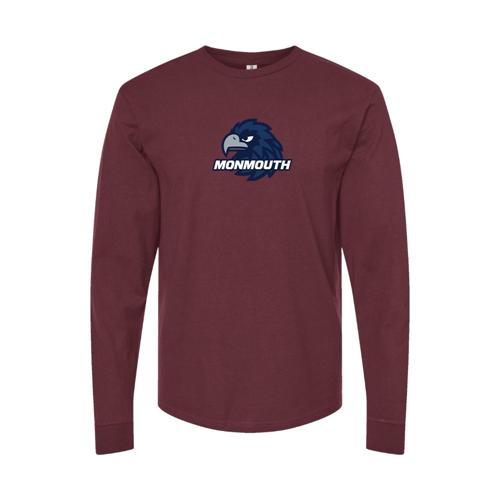 Men's Monmouth Hawks Logo Long Sleeve T-Shirt