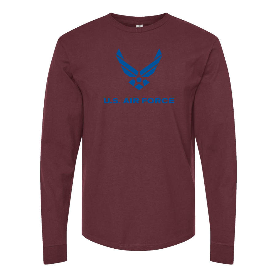 Men's US Airforce Logo Long Sleeve T-Shirt