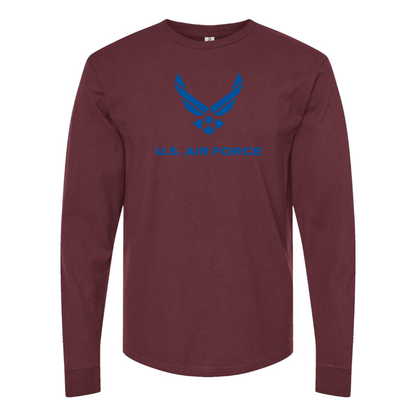 Men's US Airforce Logo Long Sleeve T-Shirt