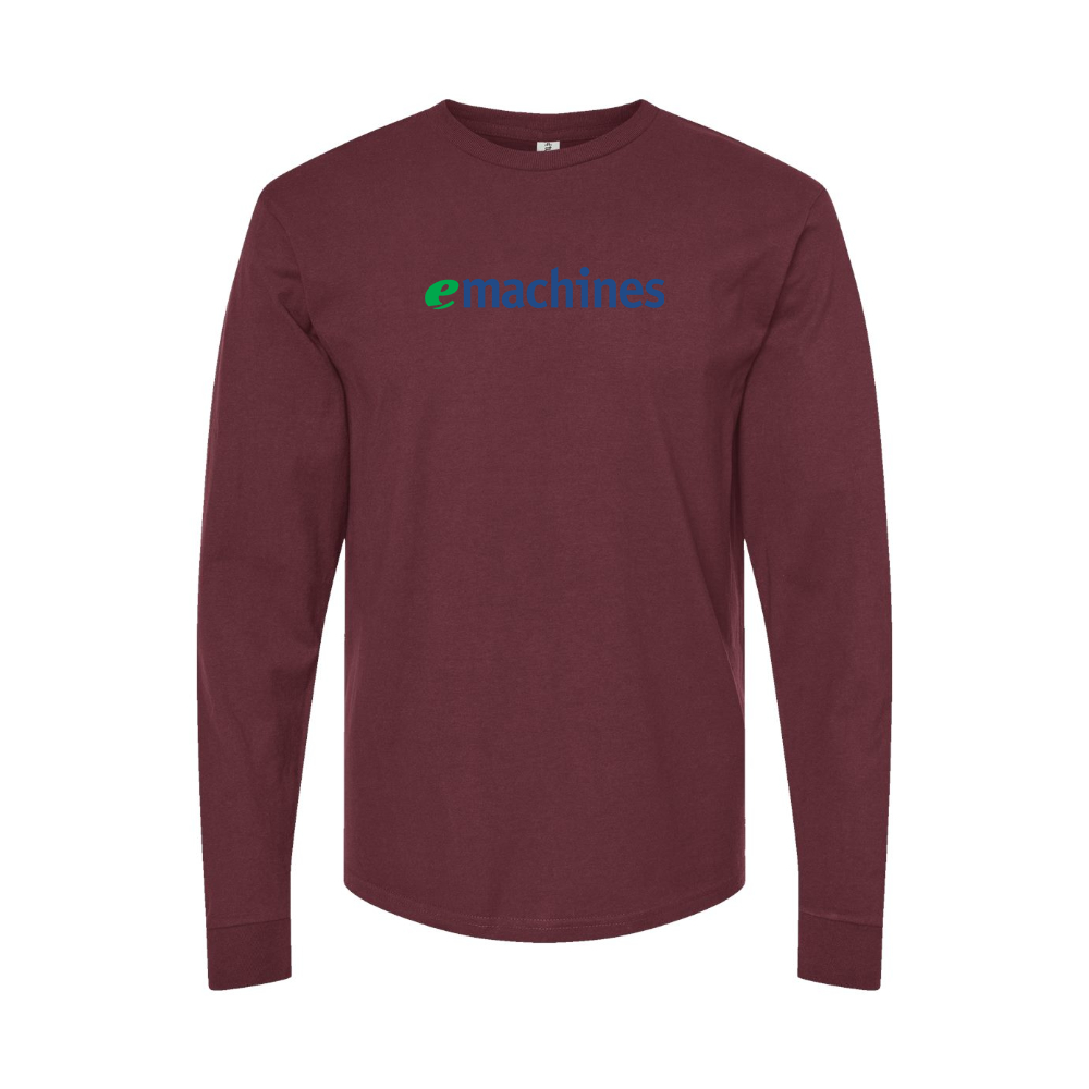 Men's eMachines Logo Long Sleeve T-Shirt