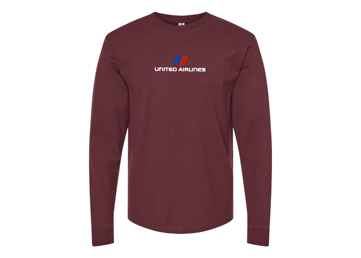Men's United Airlines Logo Long Sleeve T-Shirt